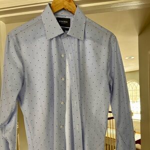 Bonobos Sky Blue Dotted Dress Shirt